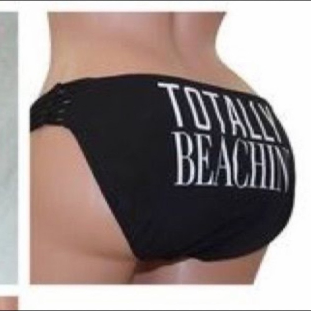 🚨 FINAL DROP- Totally Beachin’ xsmall Victoria secret black bikini bottoms